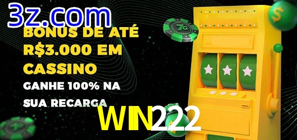 WIN222 melhor bônus de depósito